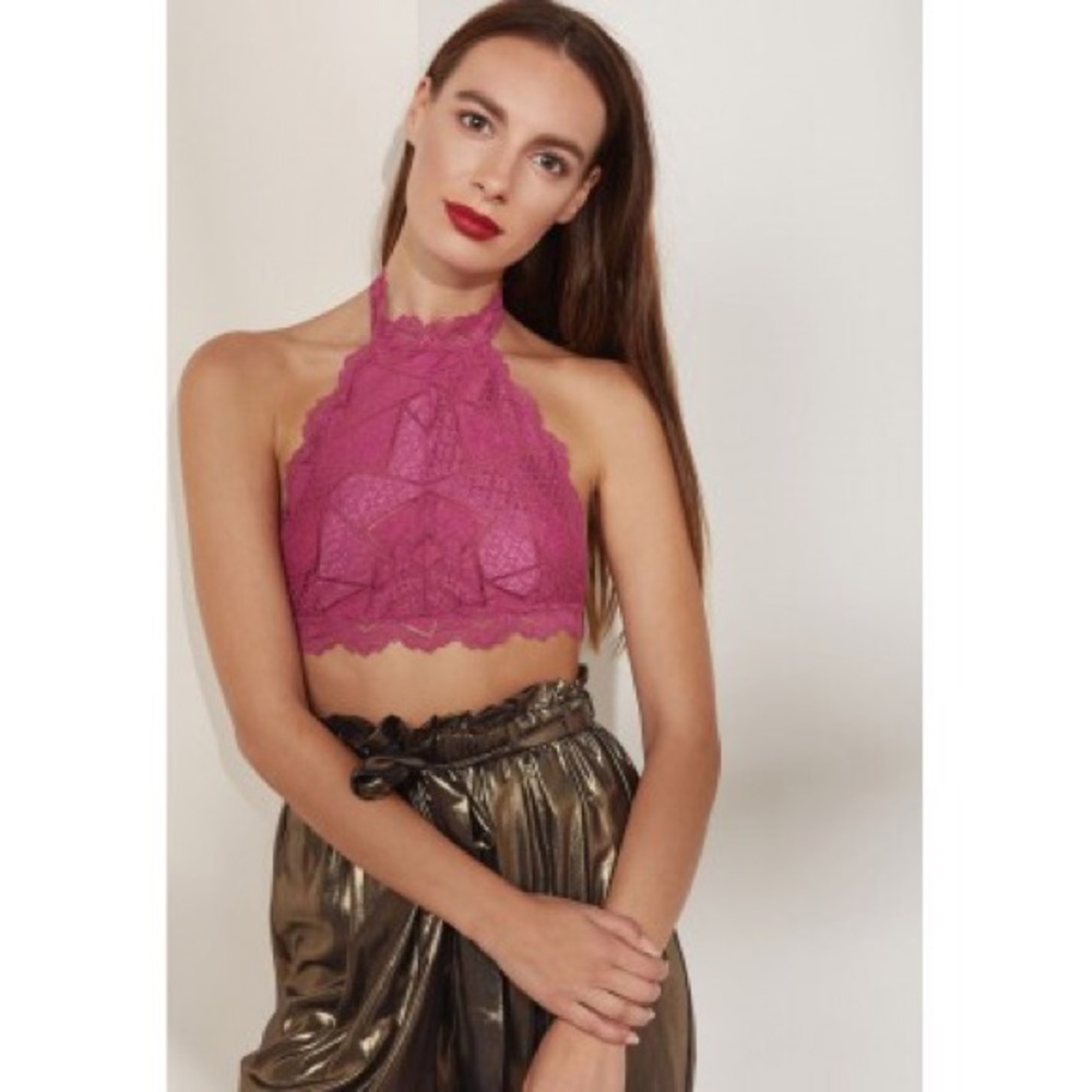 NWT Free People Moonstruck Halter Bra - Picture 5 of 8